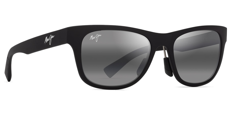 Maui Jim Kapeau in Matte Black / Neutral Grey (684-02) - Side View