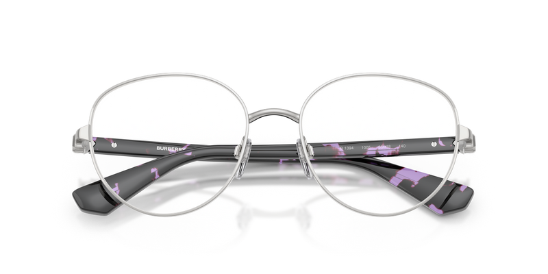 Burberry BE1394 in Silver / Demo Lens (1005) - Side View