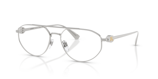 Burberry BE1404 - Silver / Demo Lens (1005)