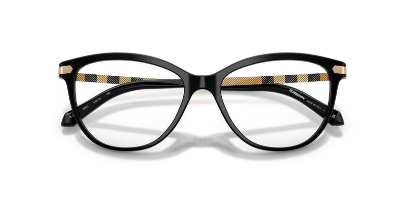 Burberry BE2280 in Black / Demo Lens (3001) - Side View