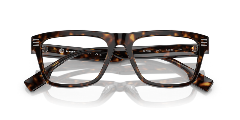 Burberry BE2387 in Dark Havana / Demo Lens (3002) - Alternate View