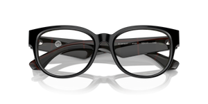 Top Black On Vintage Check / Demo Lens (4121)