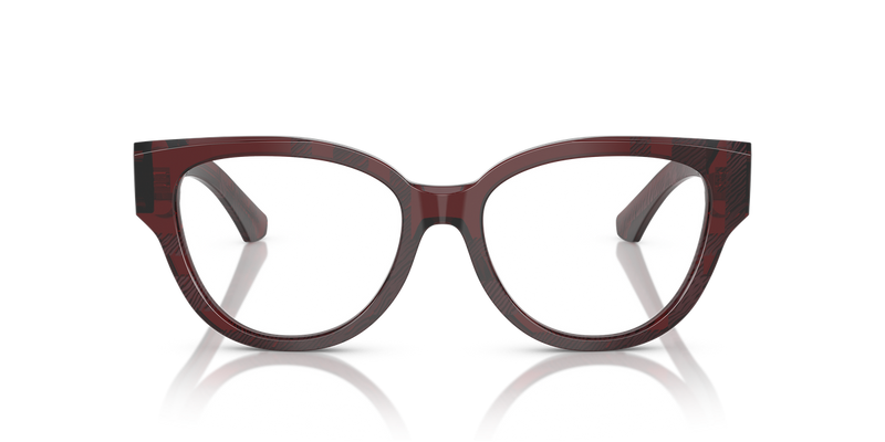 Burberry BE2421F in Check Red / Demo Lens (4115) - Alternate View