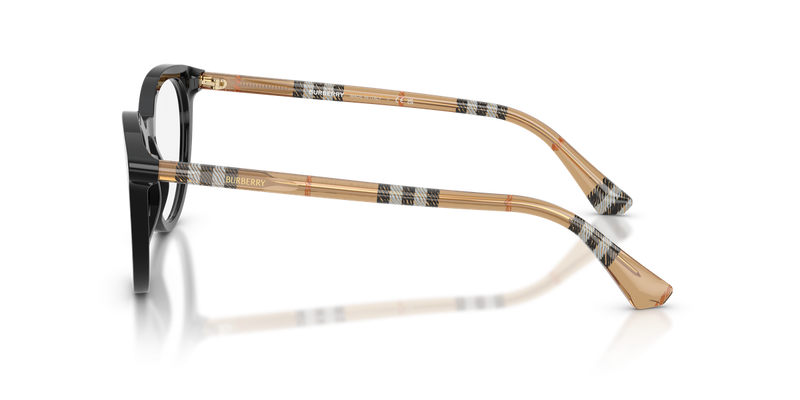 Burberry BE2429F in Black / Demo Lens (4161) - Back View