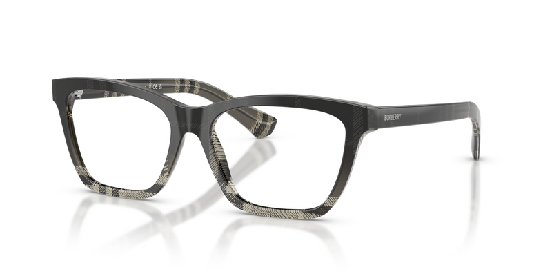 Burberry BE2440F in Grey Check - Alternate View