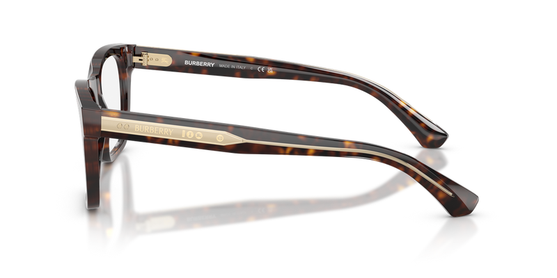 Burberry BE2445F in Dark Havana / Demo Lens (4205) - Back View