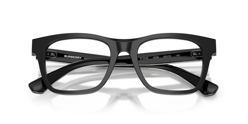 Burberry BE2445 in Black / Demo Lens (4206) - Alternate View