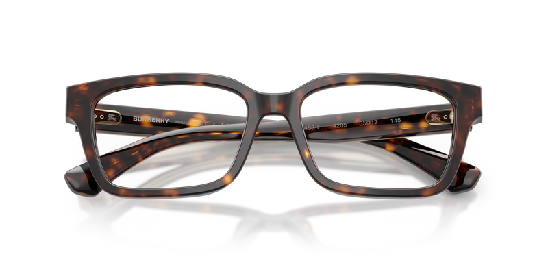 Burberry BE2453F in Dark Havana / Demo Lens (4205) - Side View