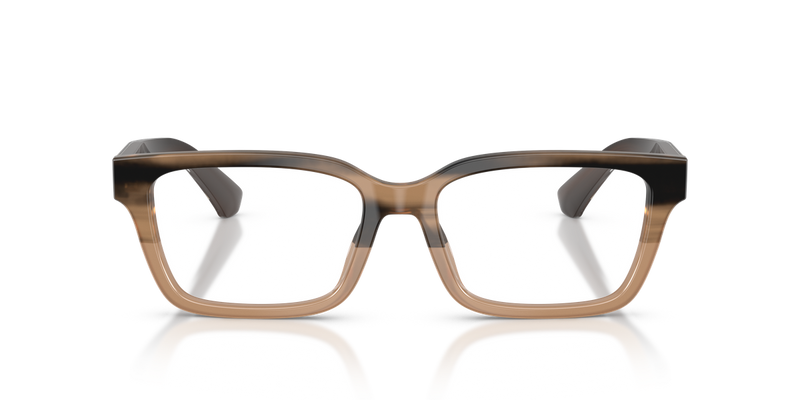 Burberry BE2453F in Striped Beige / Demo Lens (4207) - Alternate View