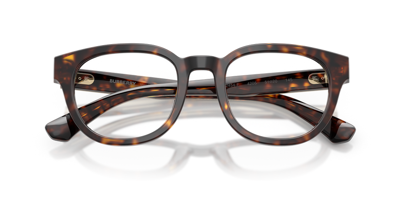 Burberry BE2454F in Dark Havana / Demo Lens (4205) - Side View