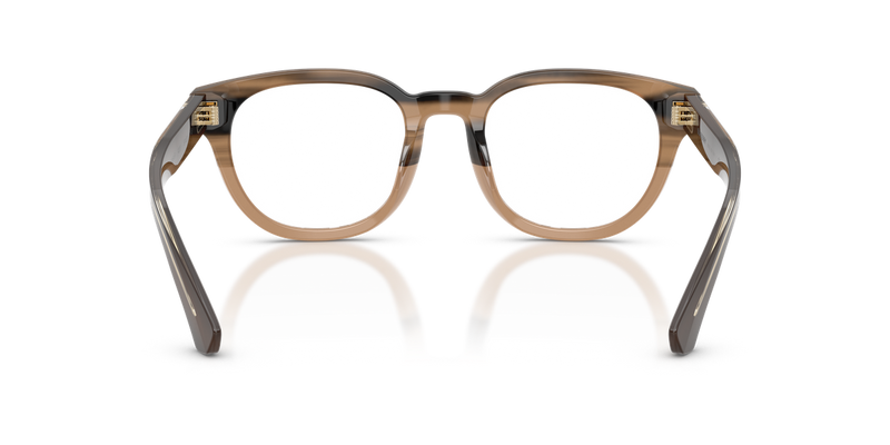 Burberry BE2454F in Striped Beige / Demo Lens (4207) - Alternate View