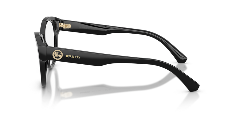 Burberry BE2458 in Black / Demo Lens (3001) - Back View