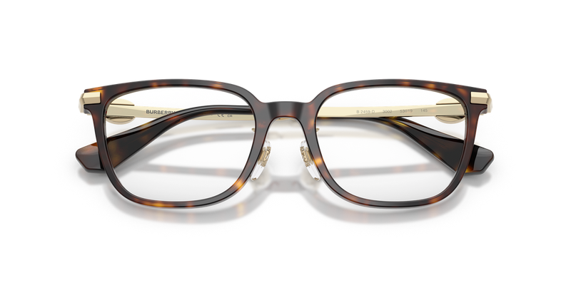 Burberry BE2459D in Dark Havana / Demo Lens (3002) - Side View