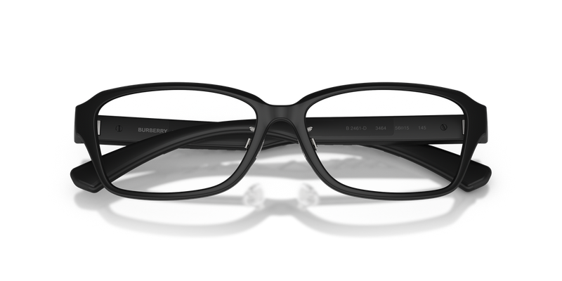 Burberry BE2461D in Matte Black / Demo Lens (3464) - Side View