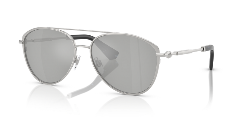 Burberry BE3157 in Silver / Clear Mirror Silver (10058V) - Front View