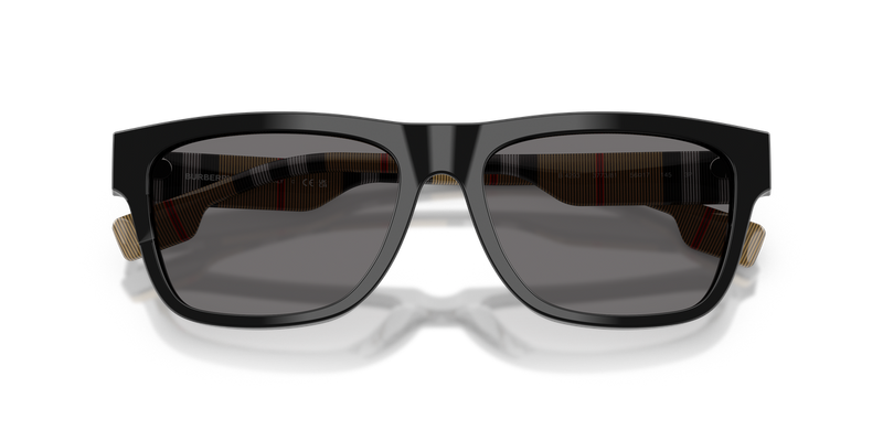 Burberry BE4293 in Black / Polarized Grey (377381) - Side View