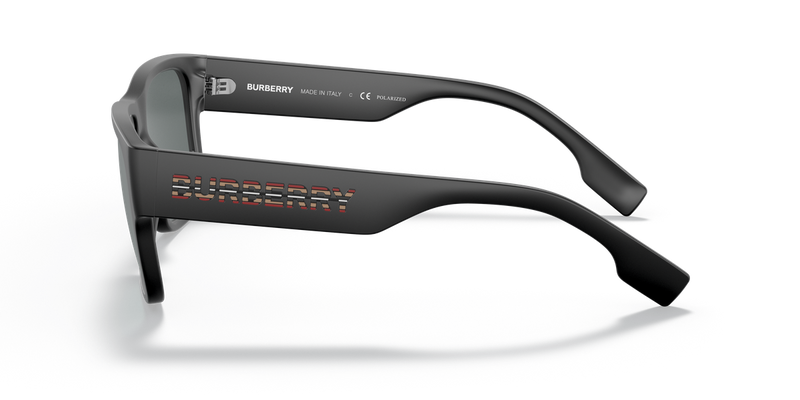 Burberry KNIGHT in Matte Black / Polarized Dark Grey (346481) - Back View