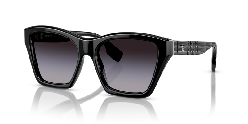 Burberry ARDEN in Black / Grey Gradient (30018G) - Front View