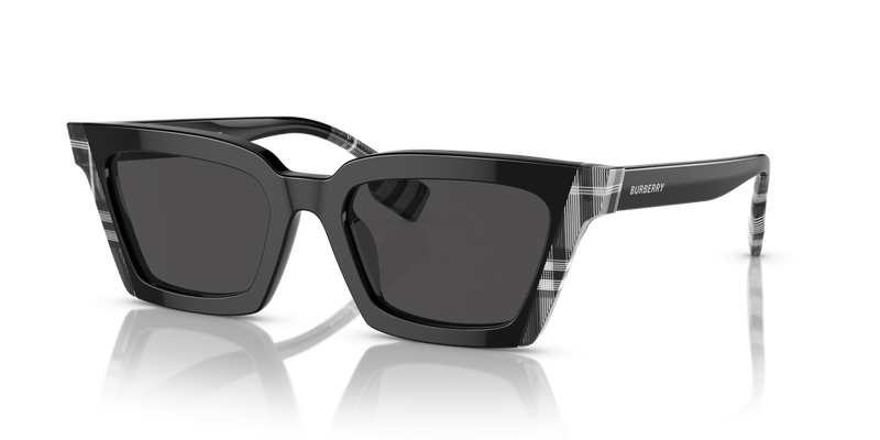 Burberry BRIAR in Black/Check White Black - Alternate View