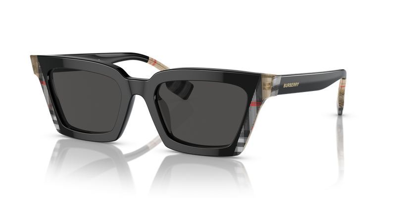 Burberry BRIAR in Black/Vintage Check - Alternate View