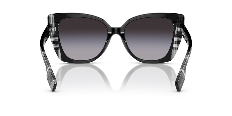 Burberry MERYL in Black/Check White Black / Grey Gradient (40518G) - Alternate View