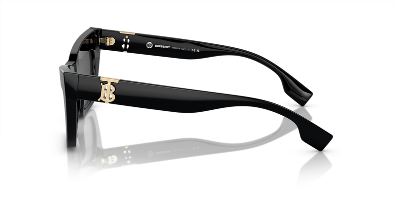 Burberry BE4405 in Black / Dark Grey (300187) - Back View