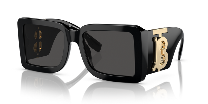 Burberry BE4406U in Black / Dark Grey (300187) - Front View