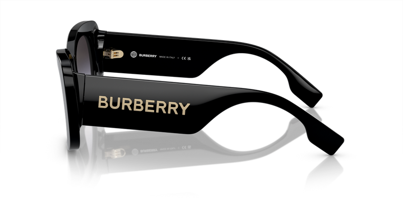Burberry BE4410 in Black / Grey Gradient (30018G) - Back View