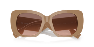 Beige / Pink Gradient Dark Brown (399013)