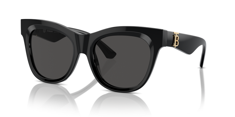 Burberry BE4418 in Black / Dark Grey (300187) - Front View