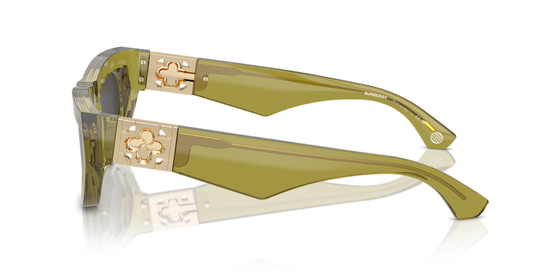 Burberry BE4422U in Green / Dark Grey (411887) - Alternate View