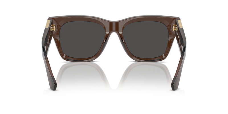 Burberry BE4424F in Brown / Dark Grey (411687) - Temple Detail