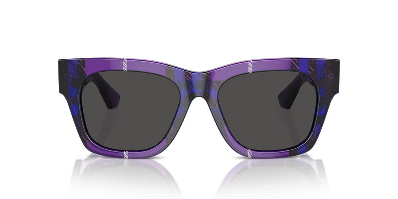 Burberry BE4424 in Check Violet / Dark Grey (411387) - Alternate View