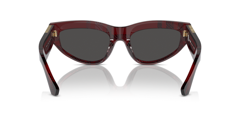 Burberry BE4425U in Check Red / Dark Grey (411587) - Alternate View