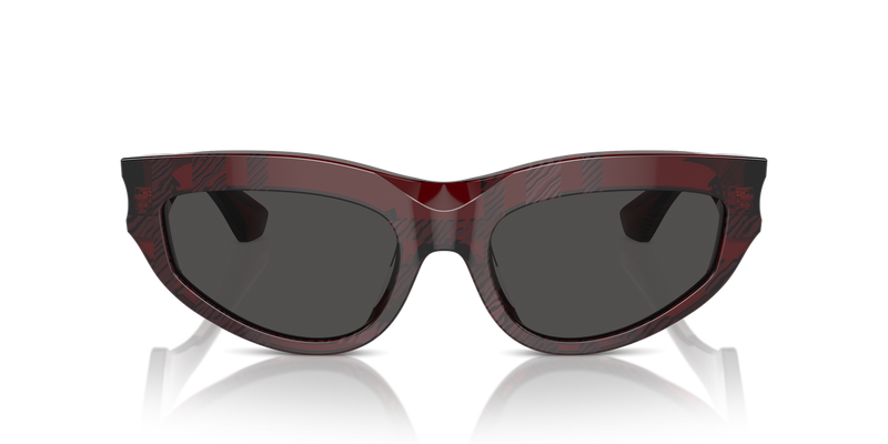 Burberry BE4425U in Check Red / Dark Grey (411587) - Alternate View