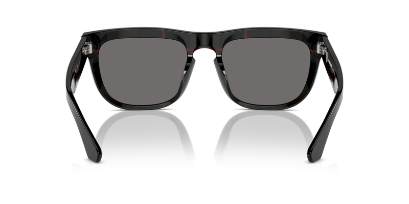 Burberry BE4431U in Top Black On Vintage Check / Dark Grey Polarized (412181) - Alternate View