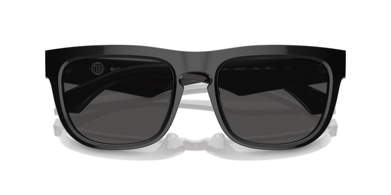 Burberry BE4431U in Top Black On Vintage Check / Dark Grey (412187) - Alternate View