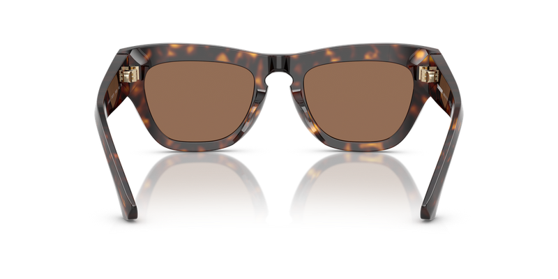 Burberry BE4440U in Dark Havana / Dark Brown (300273) - Temple Detail