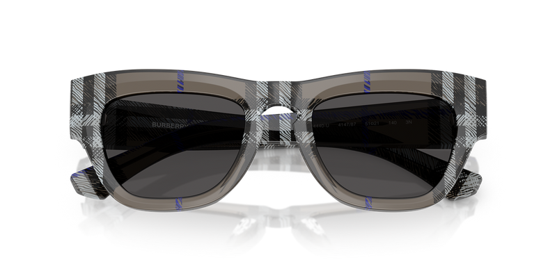 Burberry BE4440U in Check Lichen / Dark Grey (414787) - Alternate View