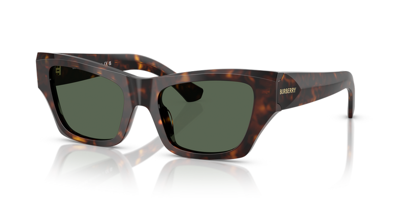 Burberry BE4441U in Dark Havana / Dark Green (300271) - Front View