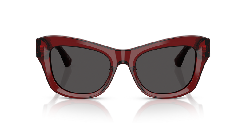 Burberry BE4442U in Bordeaux / Dark Grey (412887) - Alternate View