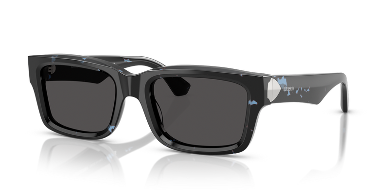 Burberry BE4443F in Blue Havana / Dark Grey (411187) - Front View