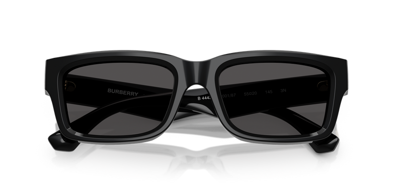 Burberry BE4443 in Black / Dark Grey (300187) - Side View