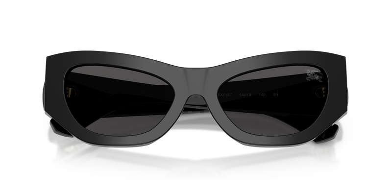 Burberry BE4450U in Black / Dark Grey (300187) - Side View