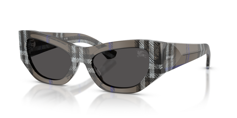 Burberry BE4450U in Check Lichen / Dark Grey (414787) - Alternate View