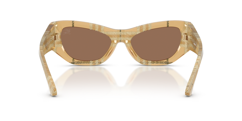 Burberry BE4450U in Check Beige / Dark Brown (415773) - Alternate View
