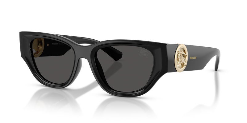 Burberry BE4467U in Black / Dark Grey (300187) - Front View