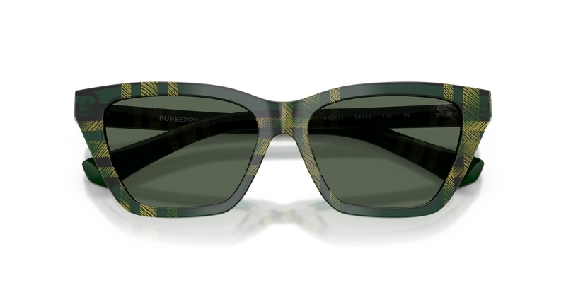 Burberry BE4468F in Check Green - Alternate View