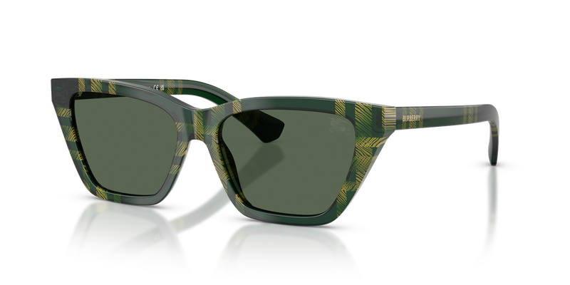 Burberry BE4468 in Check Green - Alternate View