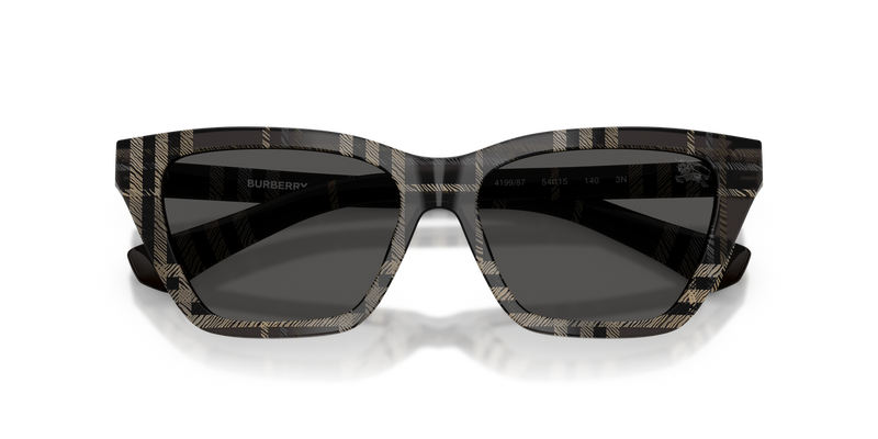 Burberry BE4468 in Grey Check - Alternate View